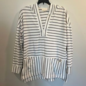 Mello day- stripped sweatshirt